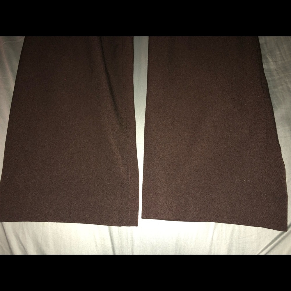 Dark brown dress pants. Petite in size. - Picture 4 of 6